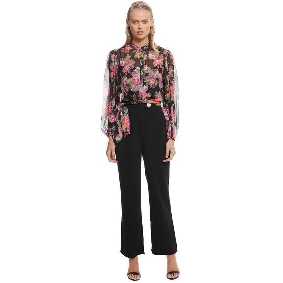 Keepsake Oblivion Floral Blouse Size Small - Picture 1 of 10